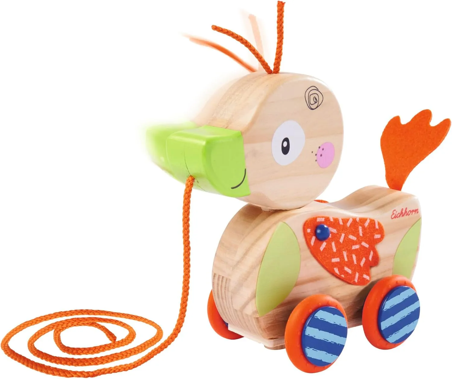 100005587 EH Plush Duck Multi-Coloured