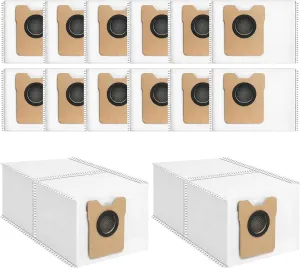 14-Pack C20 Omni Replacement Dust Bags Compatible with for Eufy C20 Omni Robot Vacuum, Replacement Vacuum Bags for Eufy C10 Large Capacity Disposable Dust Bags