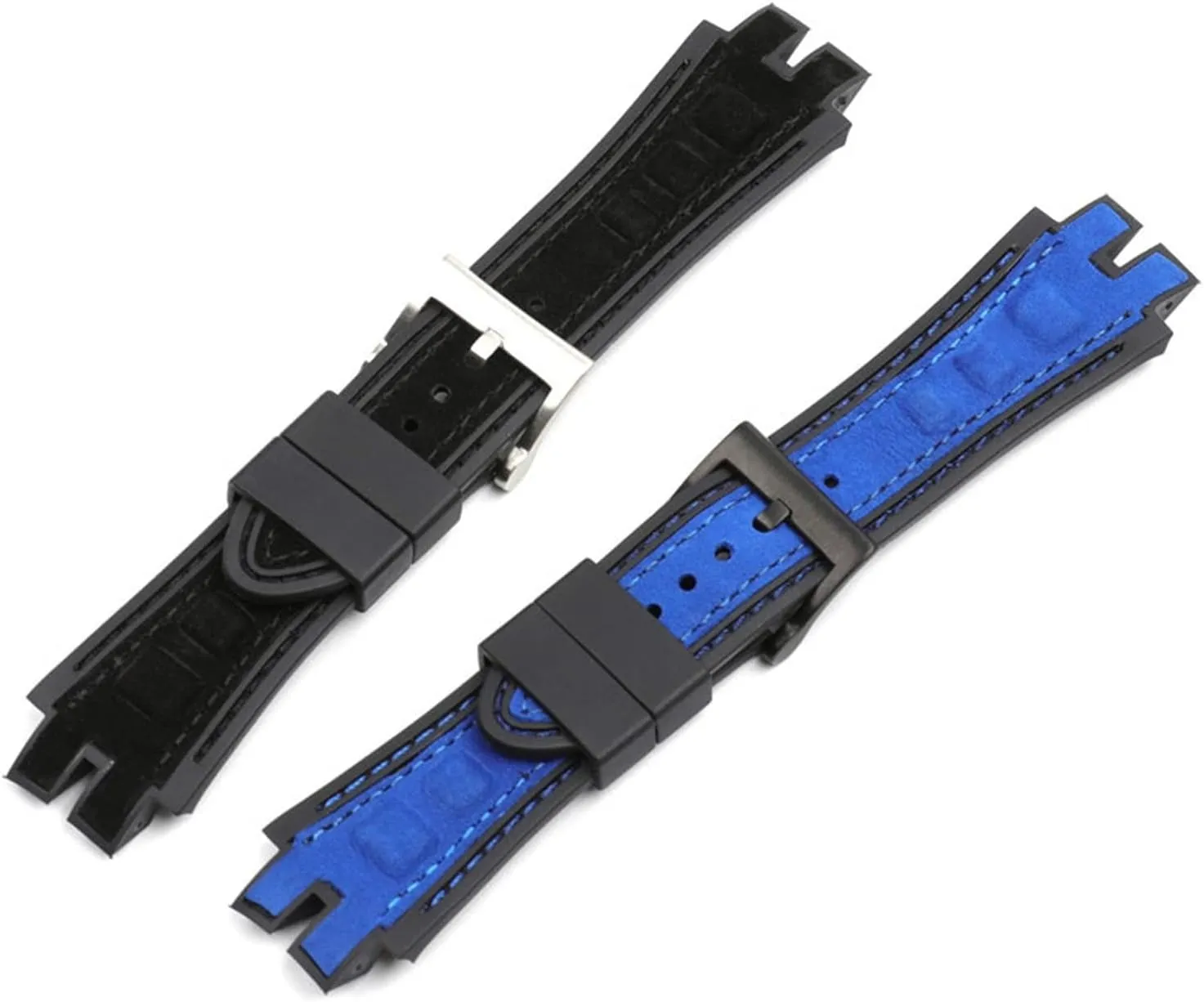28mm Leather Rubber Silicone Watchband For Roger For Dubuis For EXCALIBUR Series Watch Strap Pin Buckle watch band
