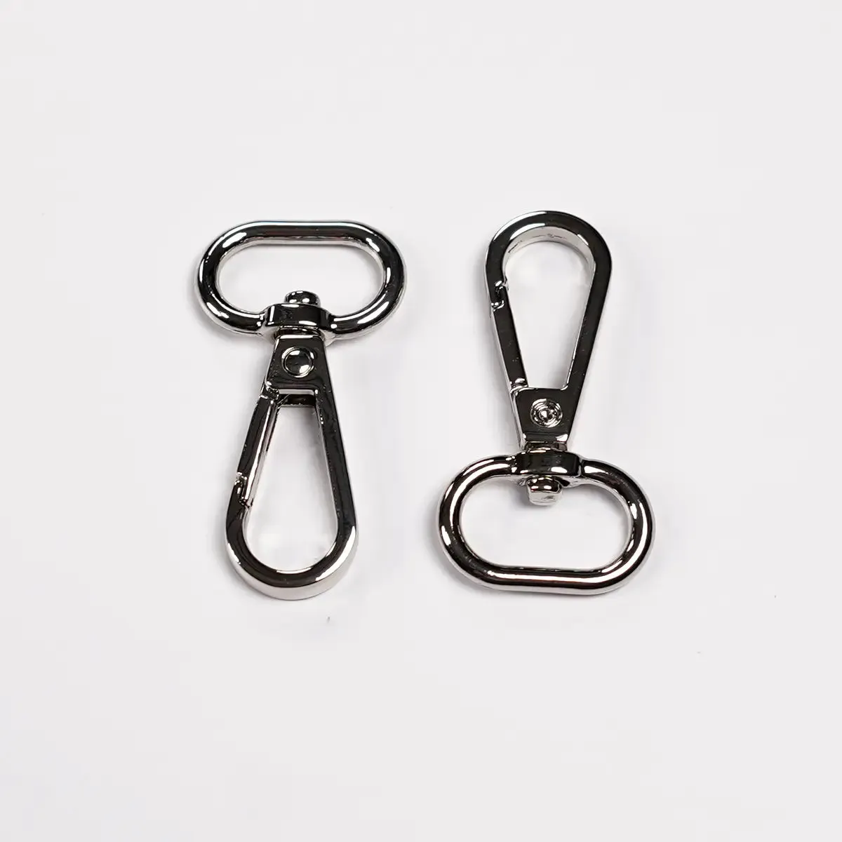 3/4 Inch Swivel Hook Bag Hardware Nickel 2 Pack