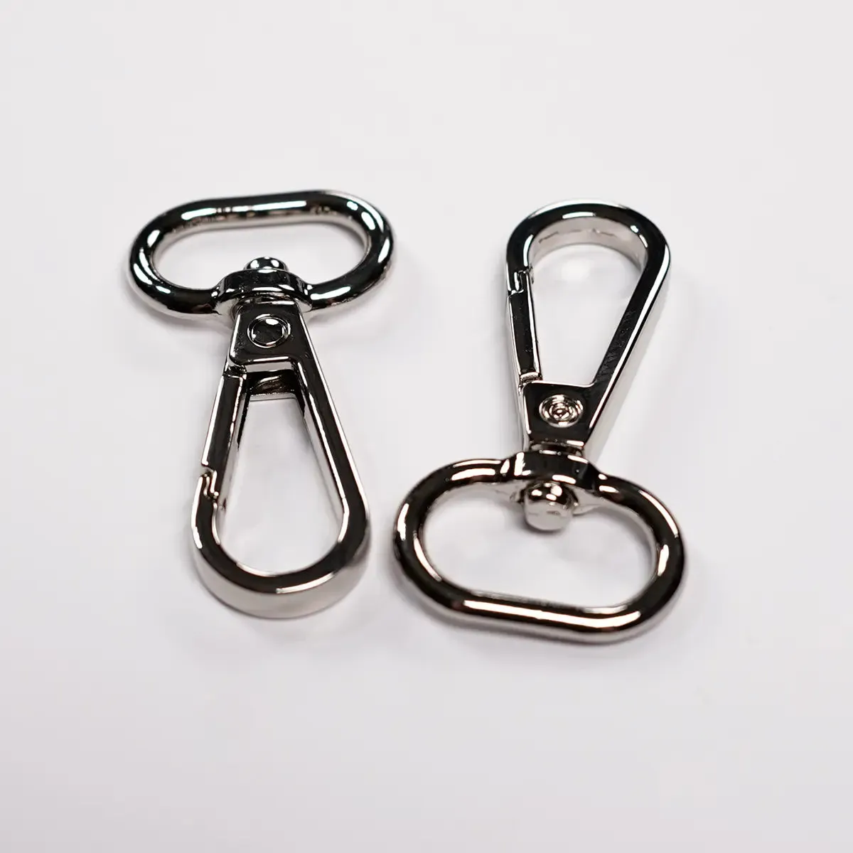 3/4 Inch Swivel Hook Bag Hardware Nickel 2 Pack