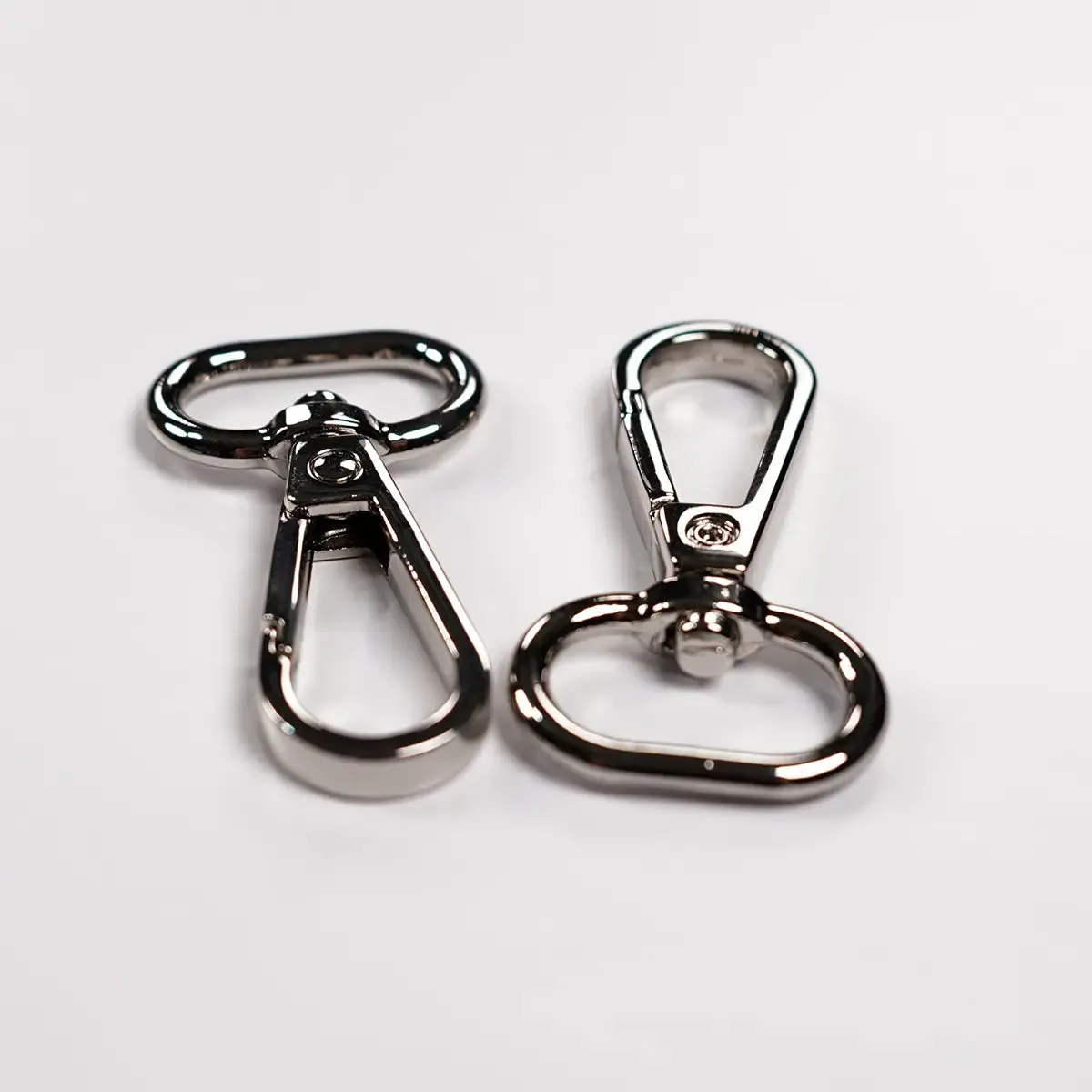 3/4 Inch Swivel Hook Bag Hardware Nickel 2 Pack