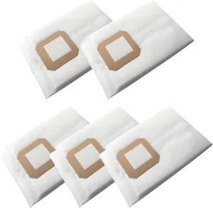 5 PACK Central Vacuum Filter Bags Fit for Vacuflo Maxum 5 7 9, DB5000 - DB9000 Central Vacuum