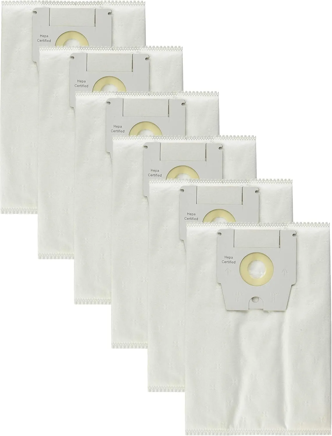 6-Pack Premium Type H Bags for Simplicity, Riccar, The Bank Vault Canister Vacuum Cleaners