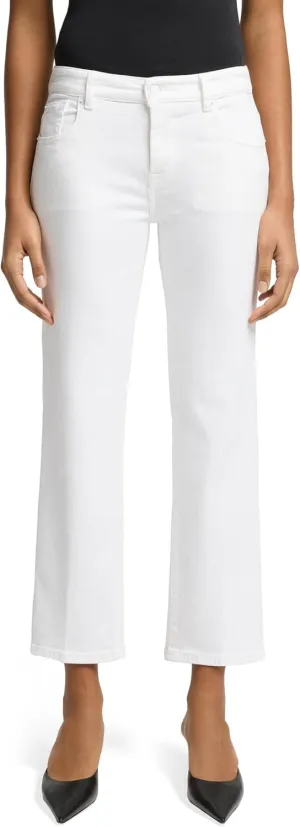 7 For All Mankind Women's Luxe Vintage Calie Straight Ankle Jeans