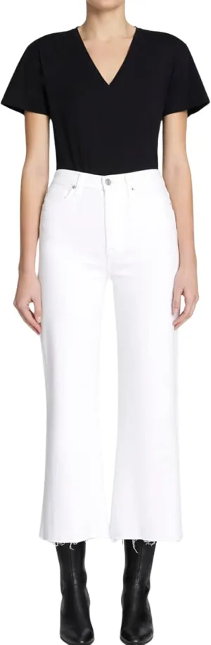 7 For All Mankind Women's Ultra High-Rise Cropped Jo in Luxe Vintage Soleil