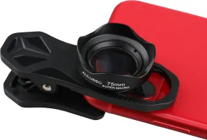 75mm Macro Lens for iPhone 16 15 14 13 Pro Max Samsung Moto Google TCL Android Phone,Detail Camera Lens with Clip,Close-up Pictures