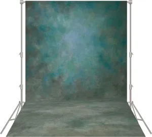 Abstract Professional Photography Backdrop for Portrait Photo Props Booth Background Photoshoot Studio with Ployester Fabric Roller Pocket on Top (8x10ft,Green