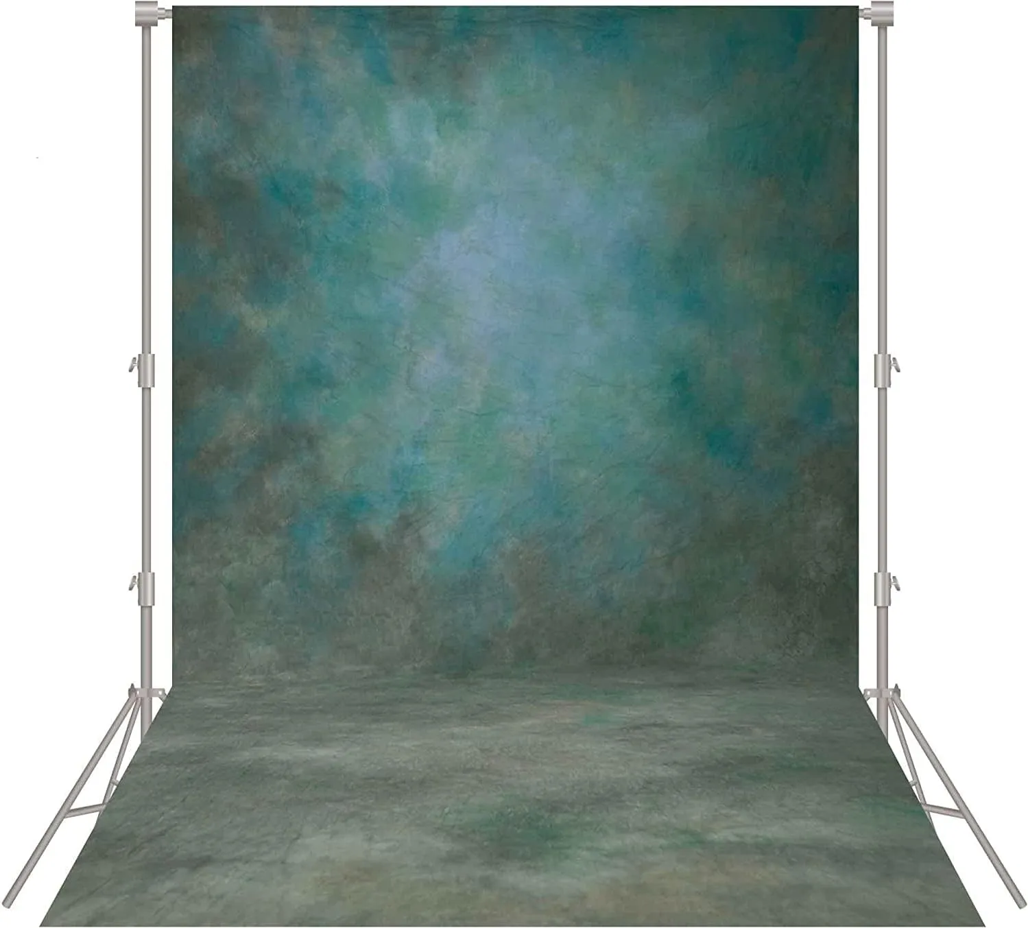 Abstract Professional Photography Backdrop for Portrait Photo Props Booth Background Photoshoot Studio with Ployester Fabric Roller Pocket on Top (8x10ft,Green