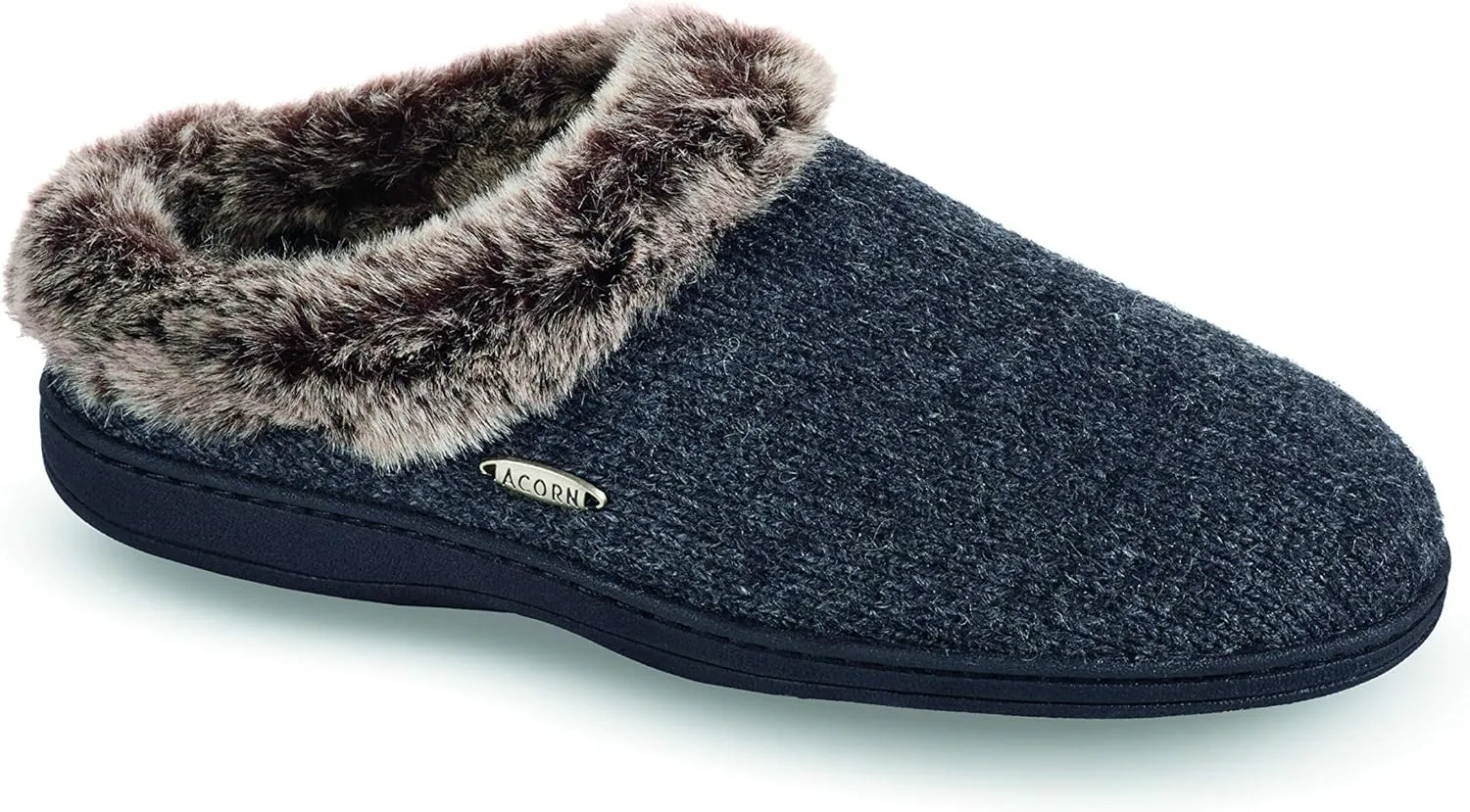 Acorn Women's Clog Slippers, Multi-Layer Memory Foam Footbed with Arch Support