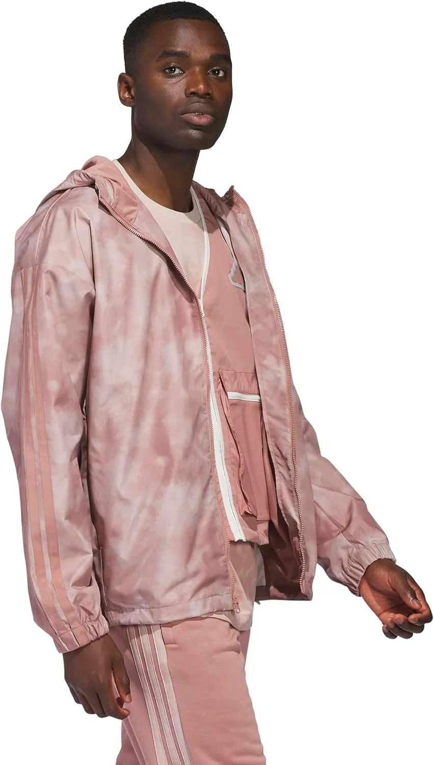 adidas Men's Essentials All Over Printed Woven Jacket