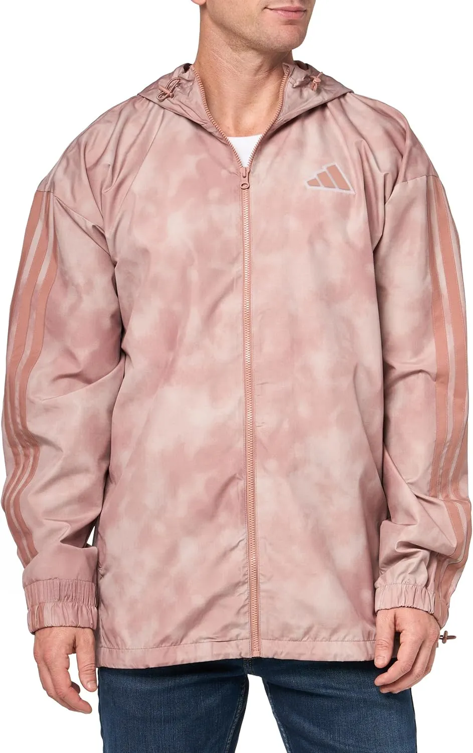 adidas Men's Essentials All Over Printed Woven Jacket