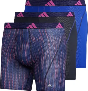 adidas Men's Sport Performance Mesh Boxer Brief Underwear (3-Pack)