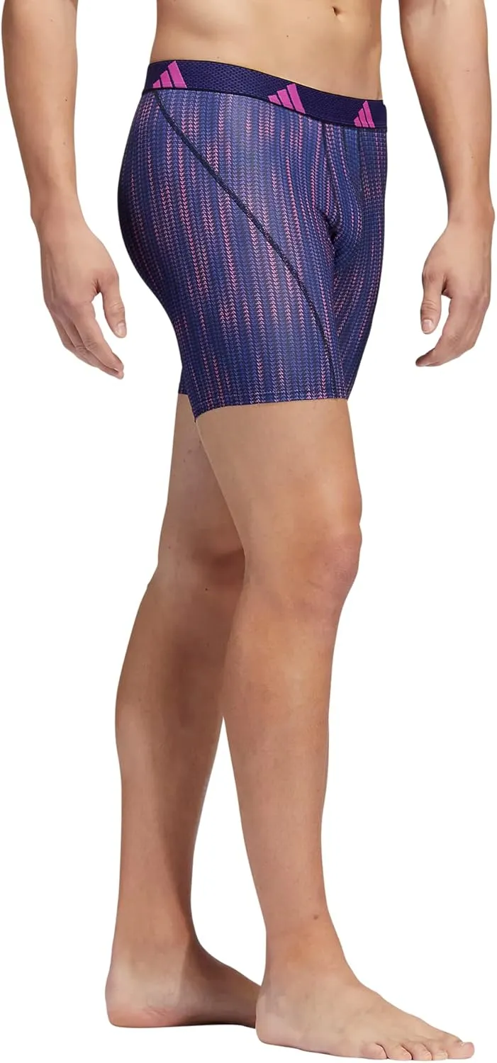 adidas Men's Sport Performance Mesh Boxer Brief Underwear (3-Pack)