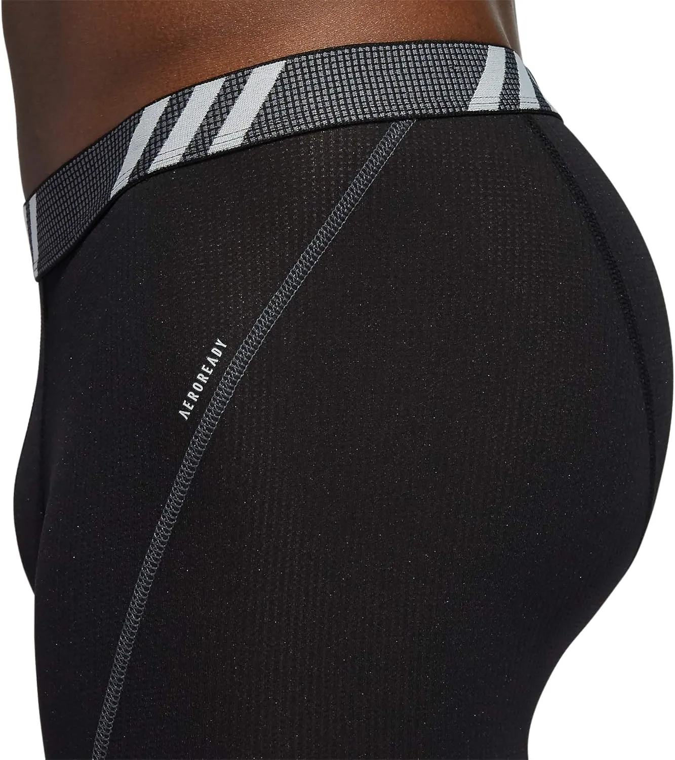 adidas Men's Sport Performance Mesh Long Boxer Brief Underwear (3-Pack)
