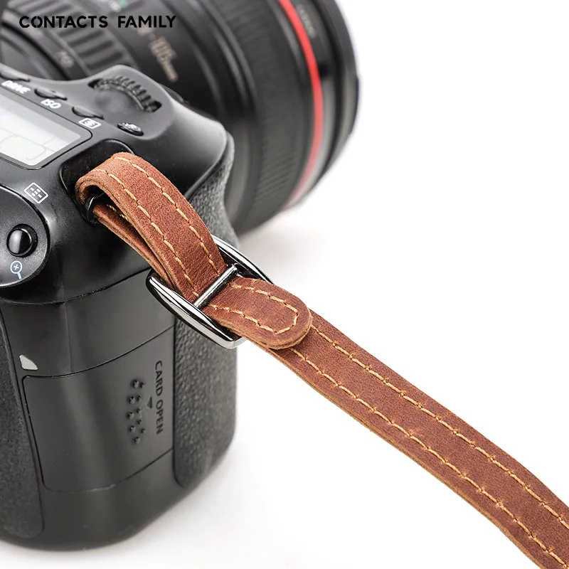 Adjustable Leather Camera Strap for Professional Photography