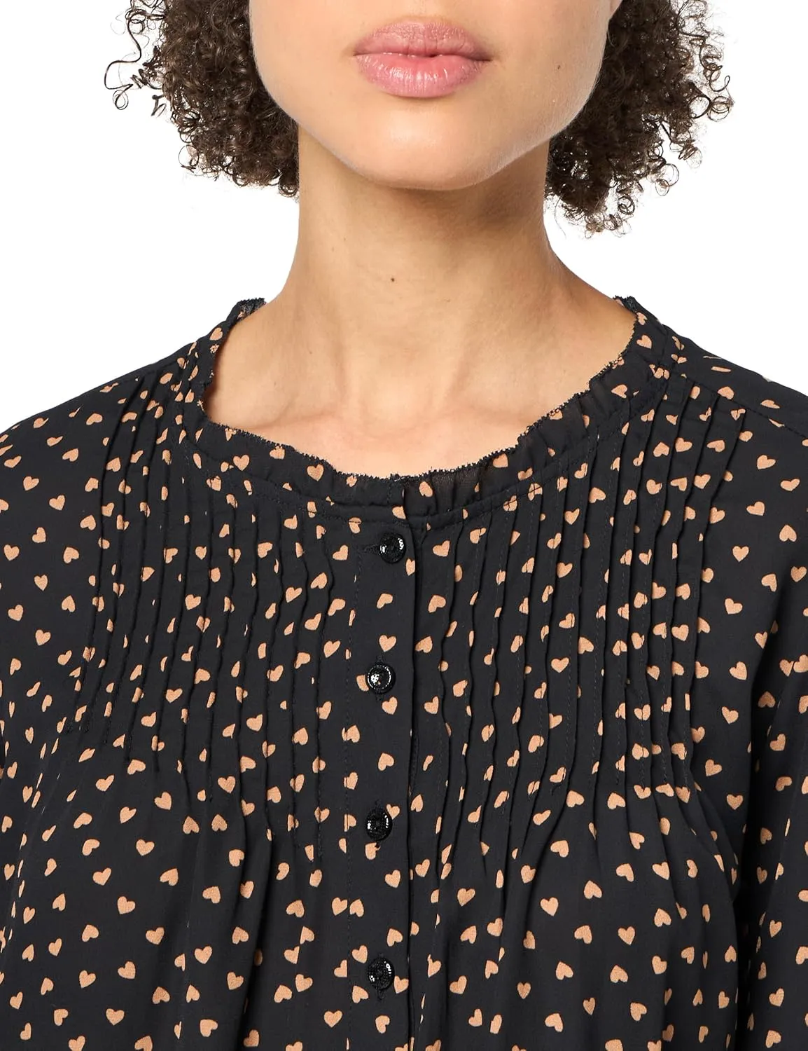 Adrianna Papell Women's Pintuck Button Down Blouse