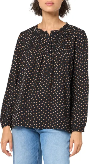 Adrianna Papell Women's Pintuck Button Down Blouse