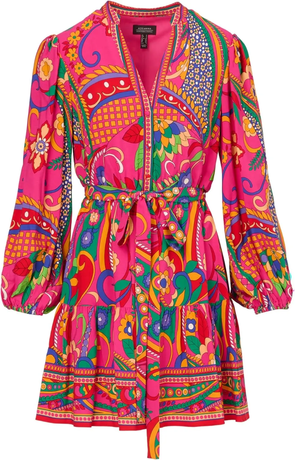 Adrianna Papell Women's Printed Short Dress