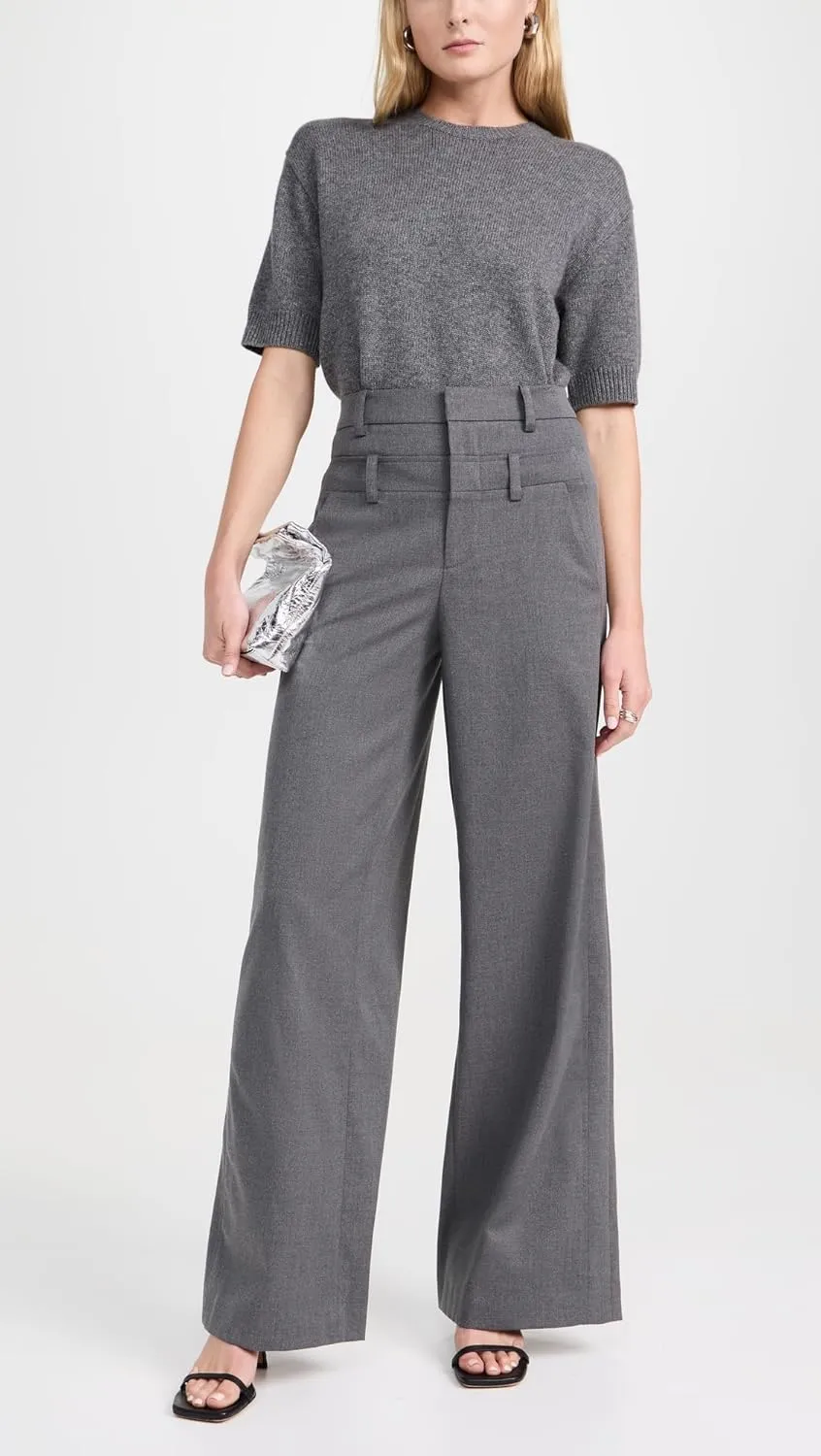 alice   olivia Women's Aspen Double Waist Trousers