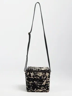 ALIRA - LEATHER & JACQUARD SLING BAG