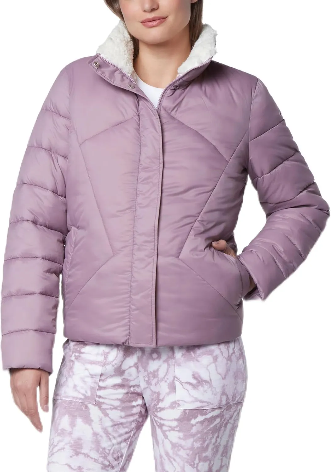 Andrew Marc Sport Women's Faux Fur Super Puffer Jacket