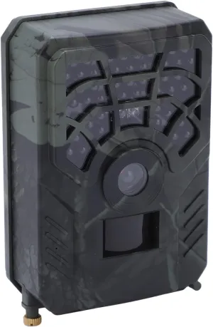 ANGGREK Trail Camera, IP56 Professional 0.8s Fast Recording Wildlife Surveillance Camera with Strap for Orchard Farm