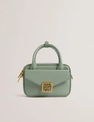 Anibell Tb Detail Mini Leather Crossbody Bag Lt-Green