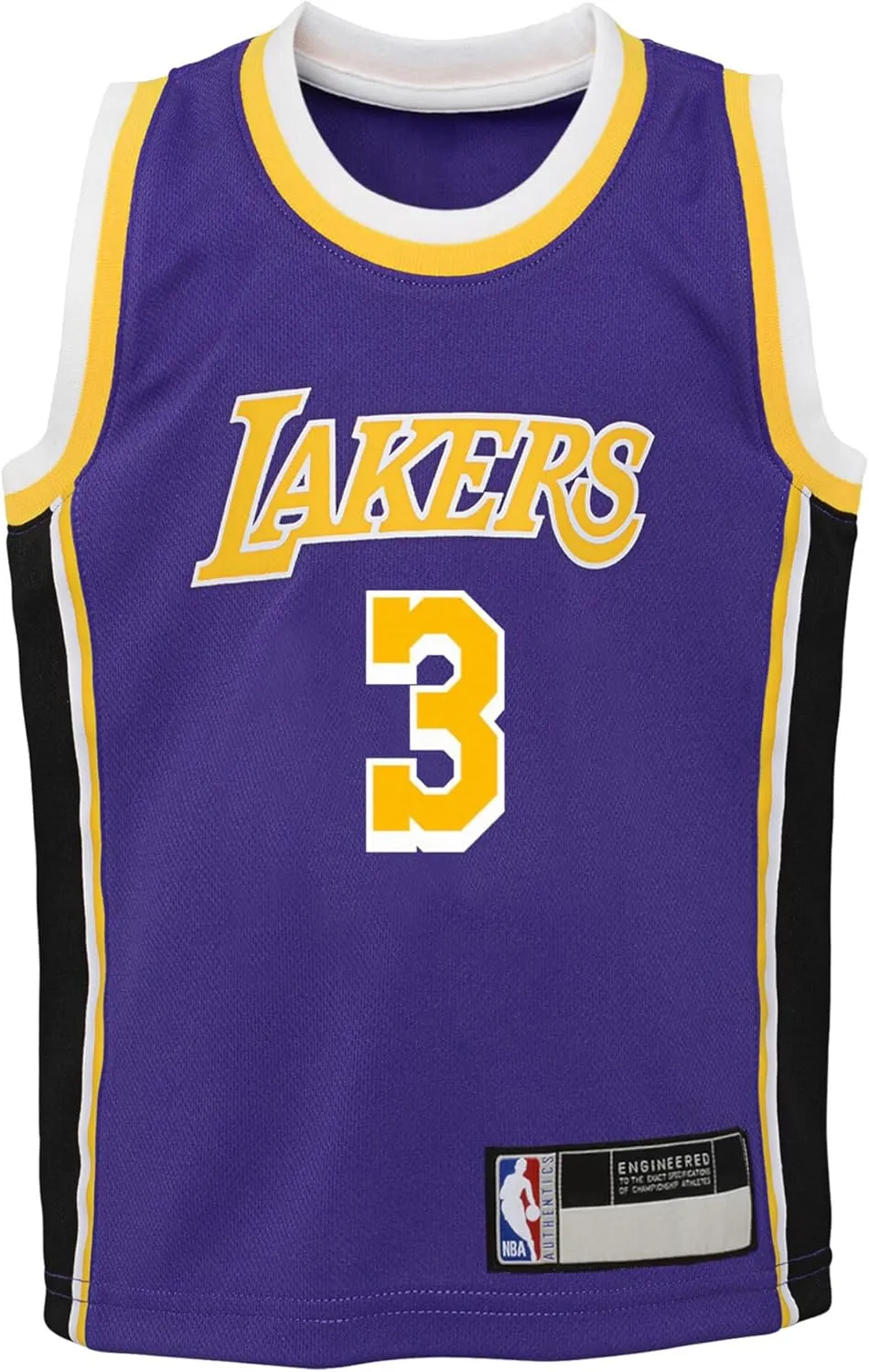 Anthony Davis Los Angeles Lakers Purple #3 Kids 4-7 Alternate Swingman Jersey