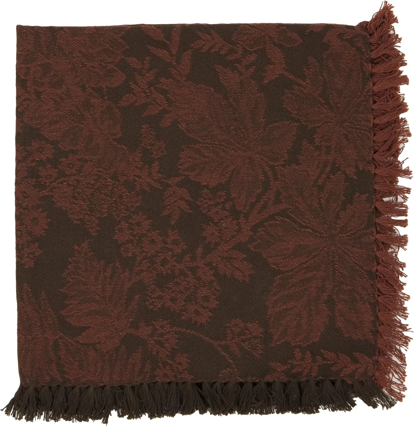 April Cornell Napkins, Adirondack Jacquard Chocolate, Set of 4