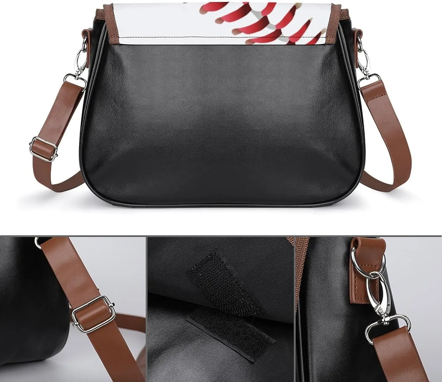 Army Classic Camouflage Pattern Fashionable And Exquisite Shoulder Bag, Convenient Leather Crossbody Bag for Going Out