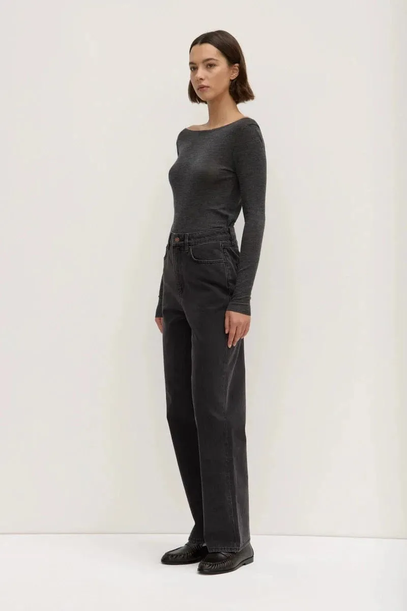Assembly Label | Vintage Jean Straight - Black