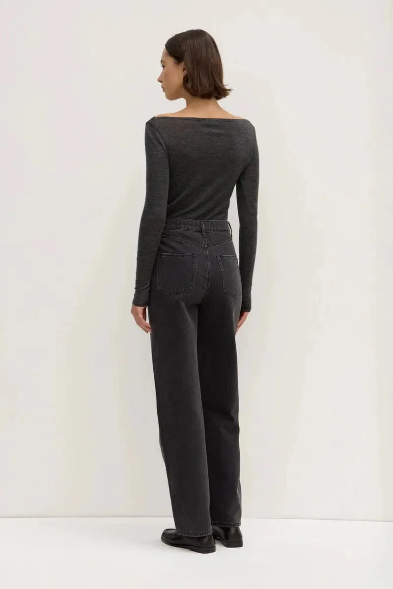 Assembly Label | Vintage Jean Straight - Black