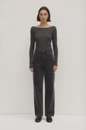 Assembly Label | Vintage Jean Straight - Black