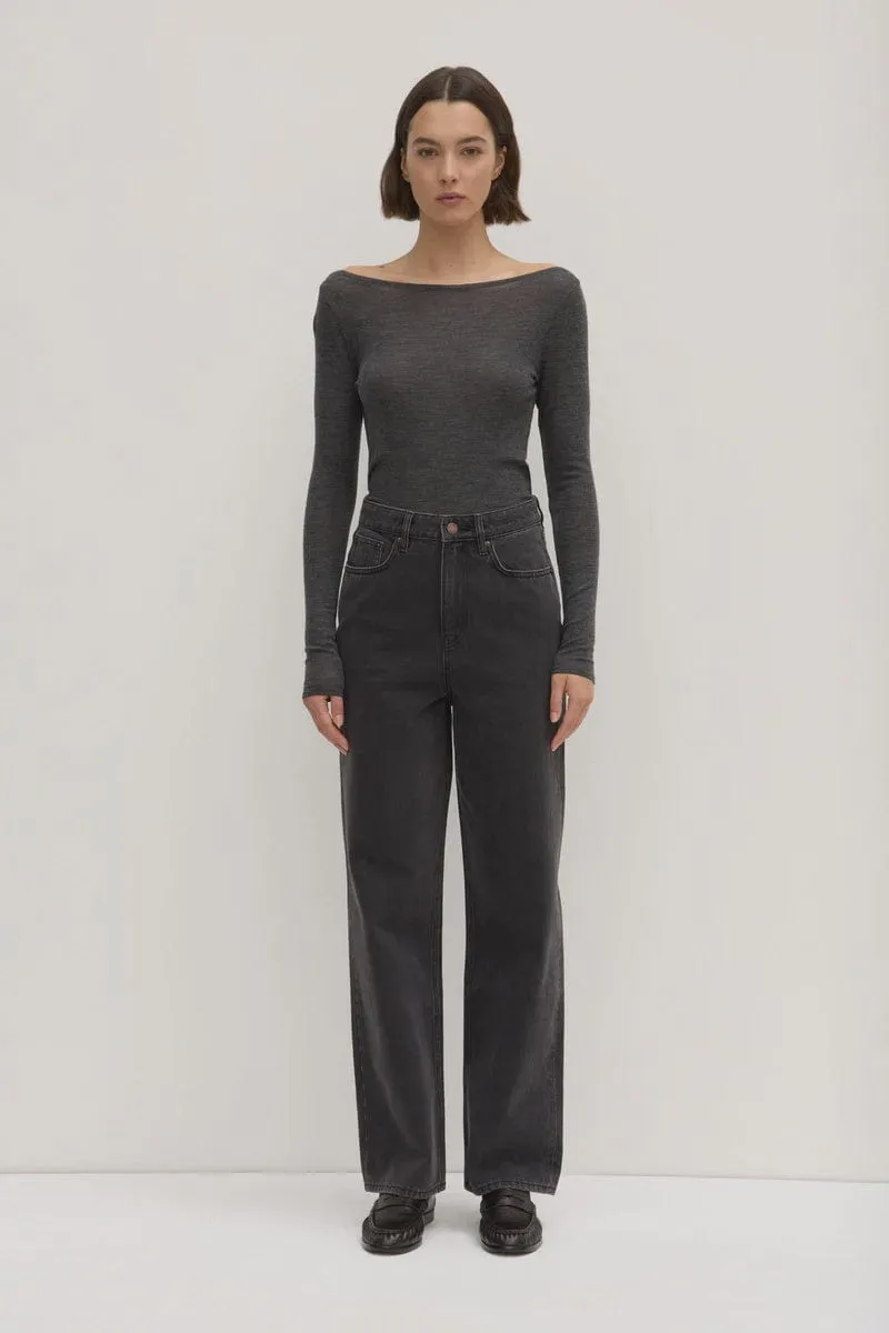 Assembly Label | Vintage Jean Straight - Black
