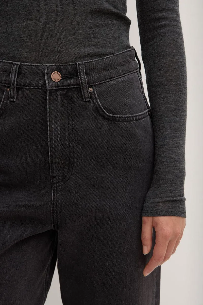 Assembly Label | Vintage Jean Straight - Black