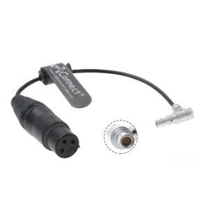 Audio-Cable for Z-CAM-E2-Camera Right-Angle 00 5 Pin Male to Original-XLR 3 Pin Female 6in|15CM