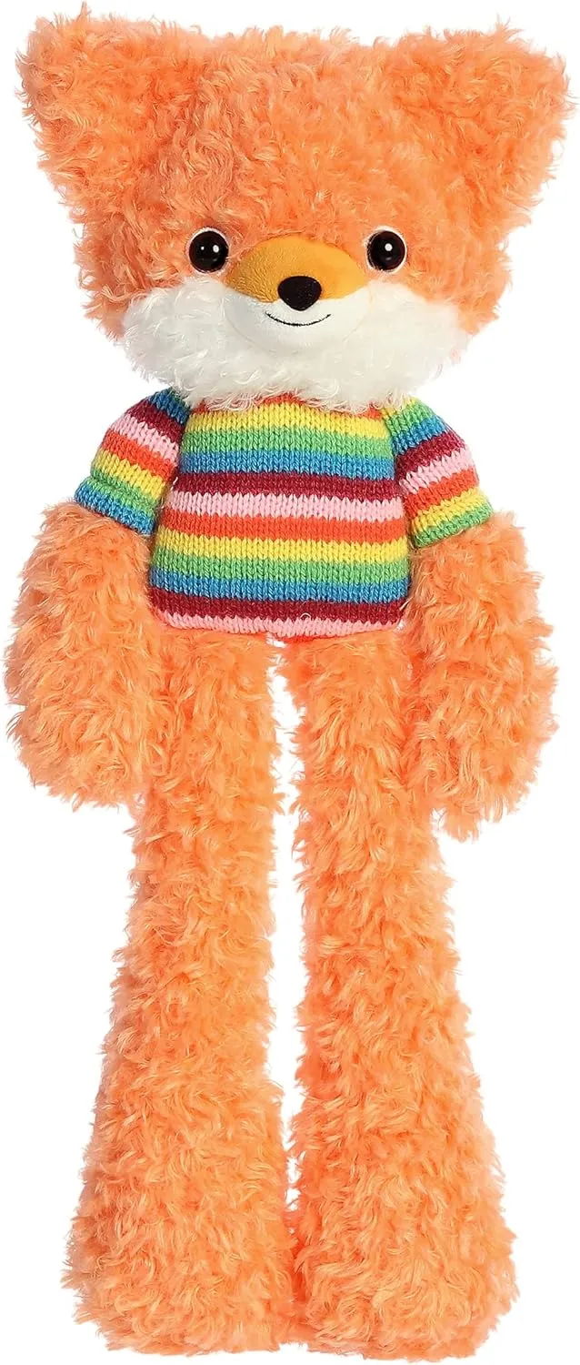 Aurora® Quirky Dingbits™ Fox Stuffed Animal - Playful Personality - Fashionable Fun - Orange 15 Inches