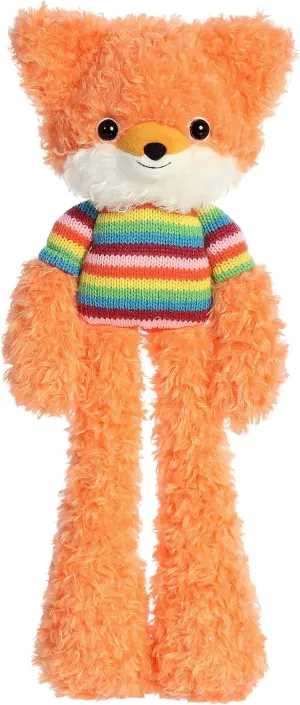 Aurora® Quirky Dingbits™ Fox Stuffed Animal - Playful Personality - Fashionable Fun - Orange 15 Inches