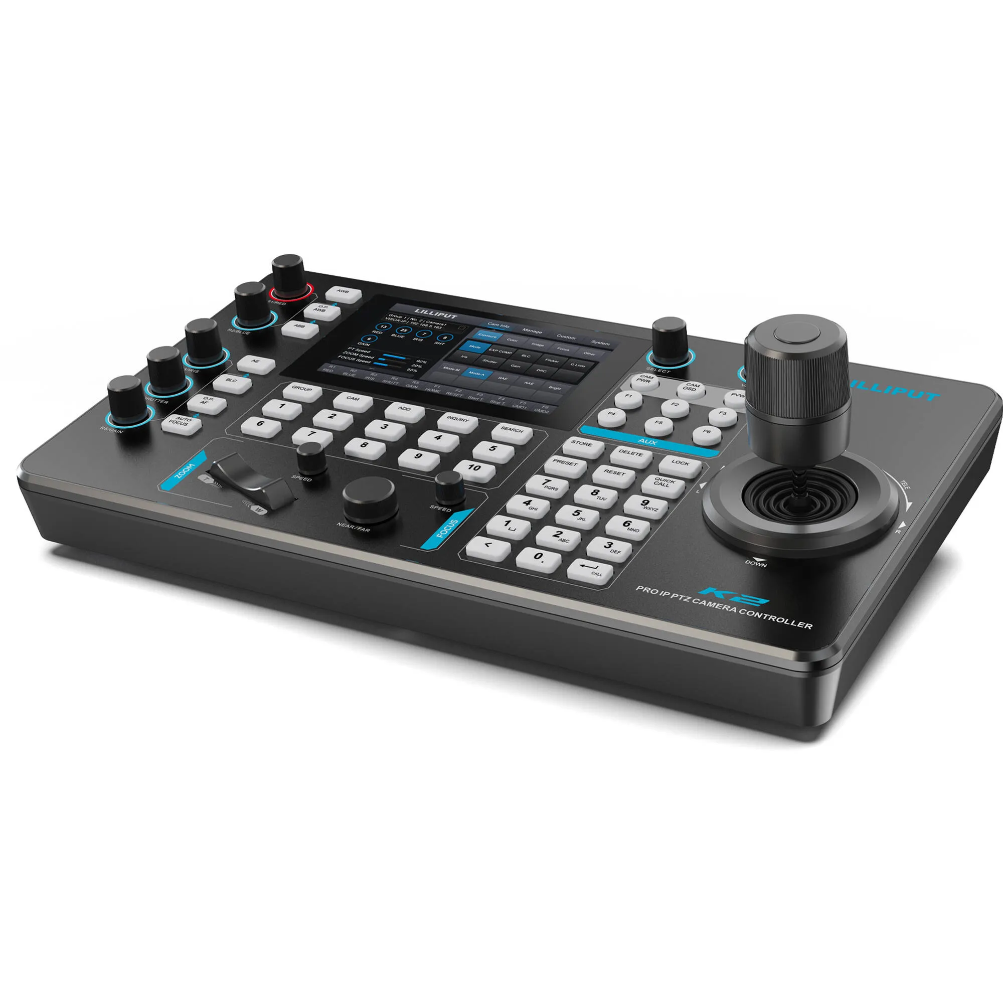 AVMATRIX K2-N Touchscreen PTZ Camera Joystick Controller