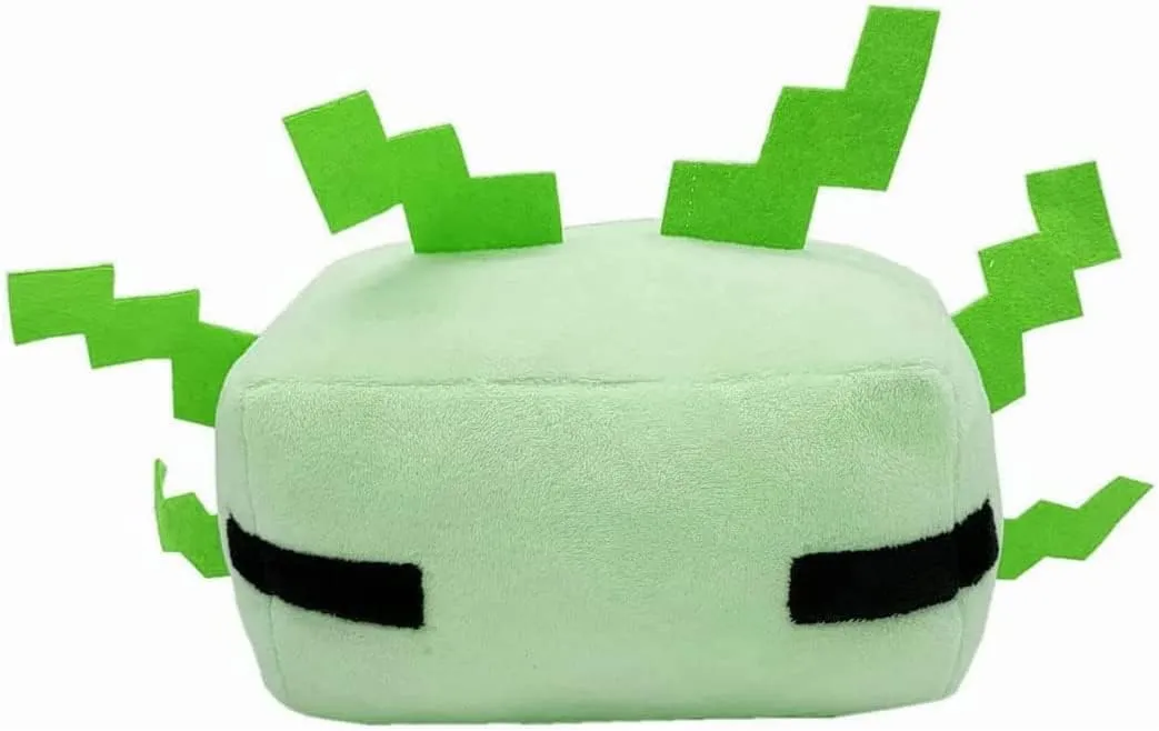 Axolot Plush Stuffed Toy Soft Pillow, Suitable for Video Game Enthusiasts, Children's Birthday Parties, Christmas Holiday Preferred Gift (Blue/Green)