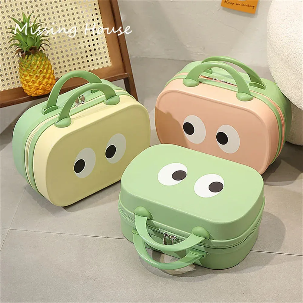 Ayra | Cartoon Eyes Vintage Cosmetic Bag Organizer