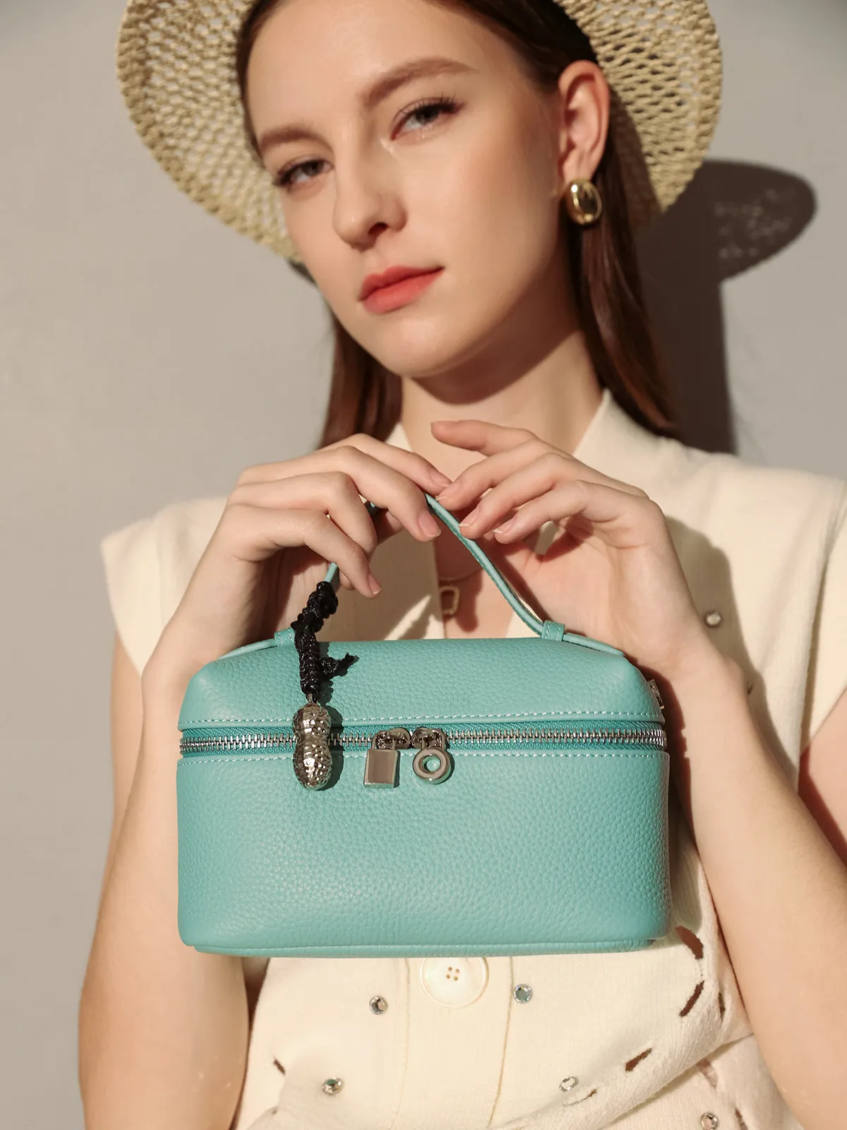 Bag Travel Mini Sale-priced Cosmetic Extensive catalogue Leather