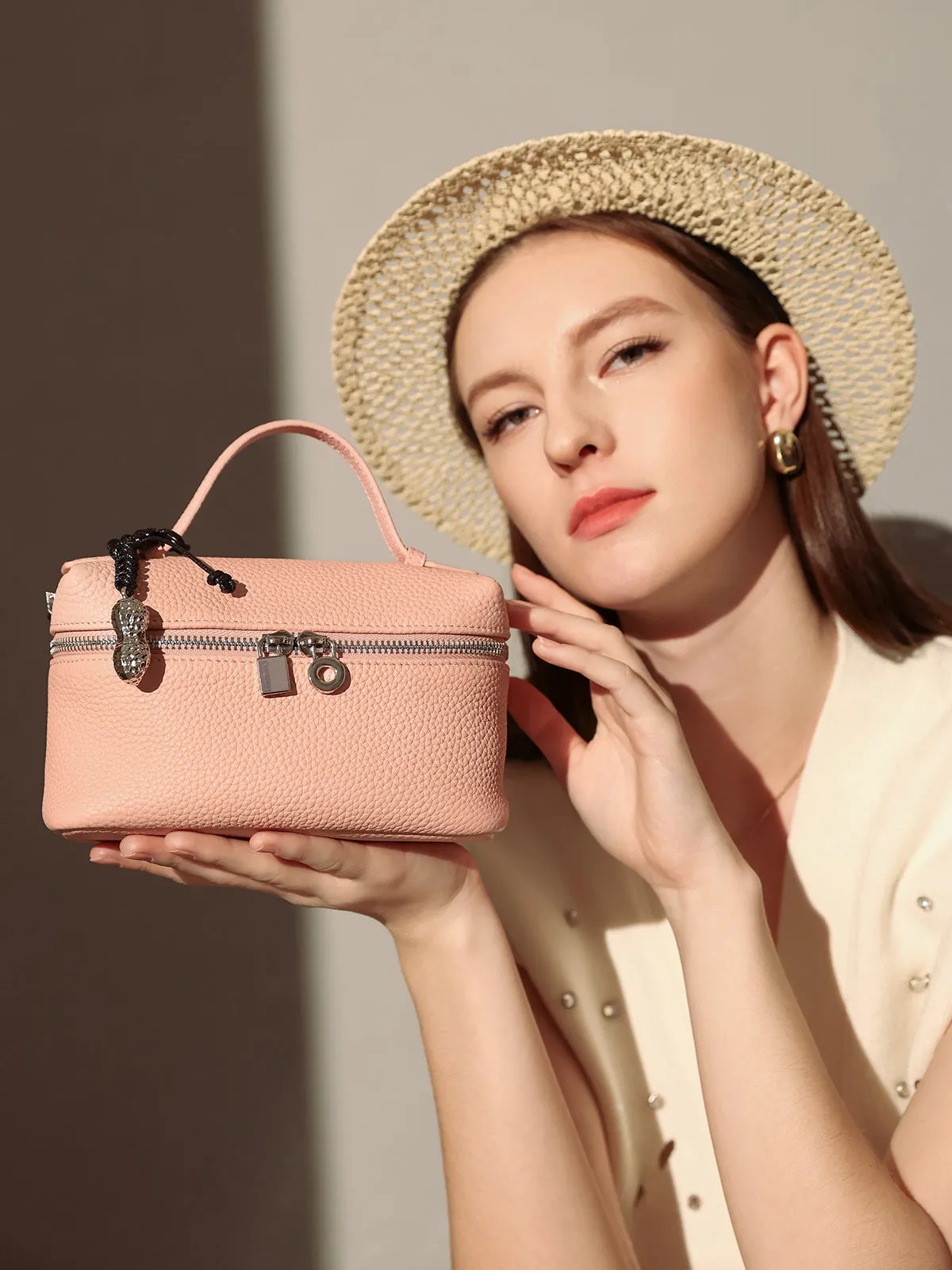 Bag Travel Mini Sale-priced Cosmetic Extensive catalogue Leather
