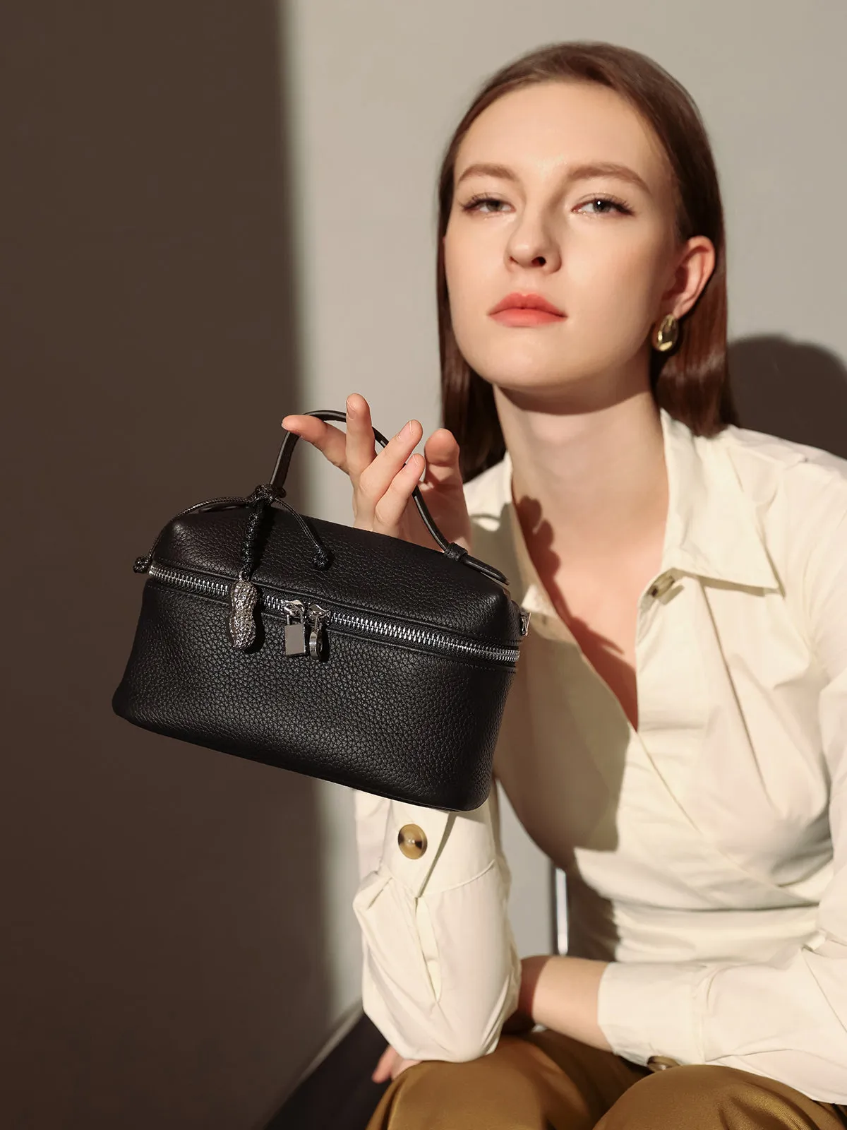 Bag Travel Mini Sale-priced Cosmetic Extensive catalogue Leather