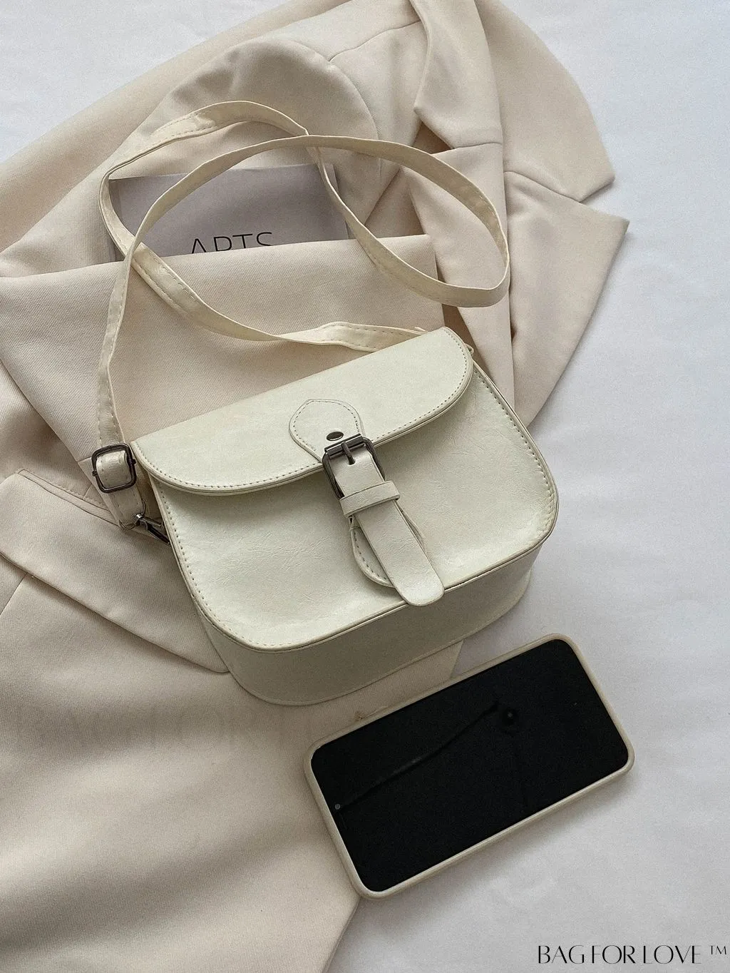 BagForLove - Chic Solid Color Mini Shoulder Bag with Magnetic Clasp for Women