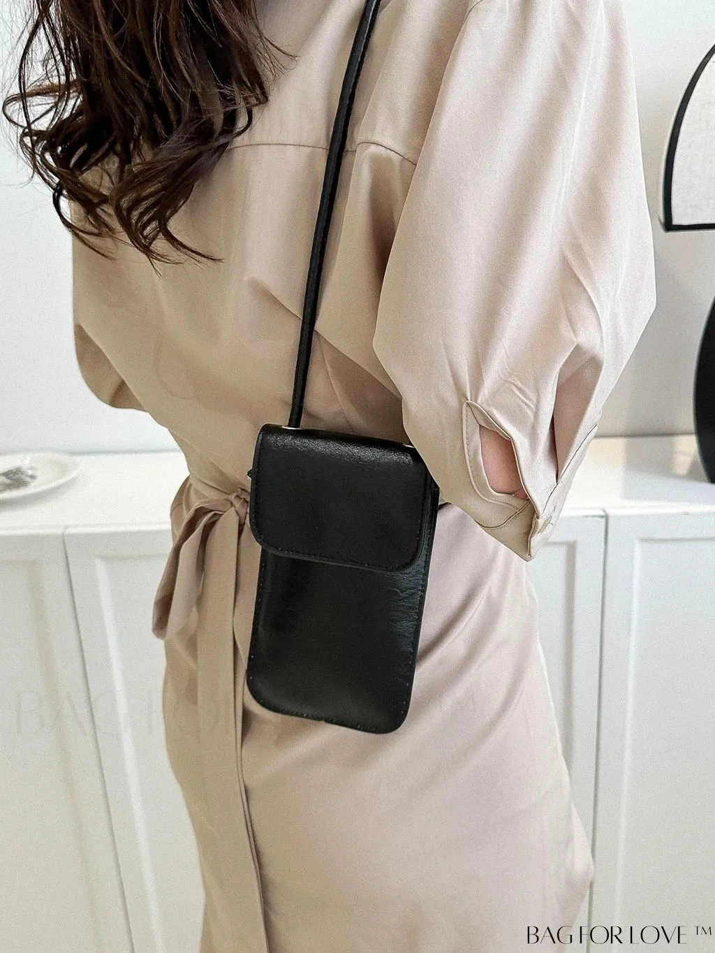 BagForLove - Metallic PU Mini Square Flap Bag: Sleek & Fashionable