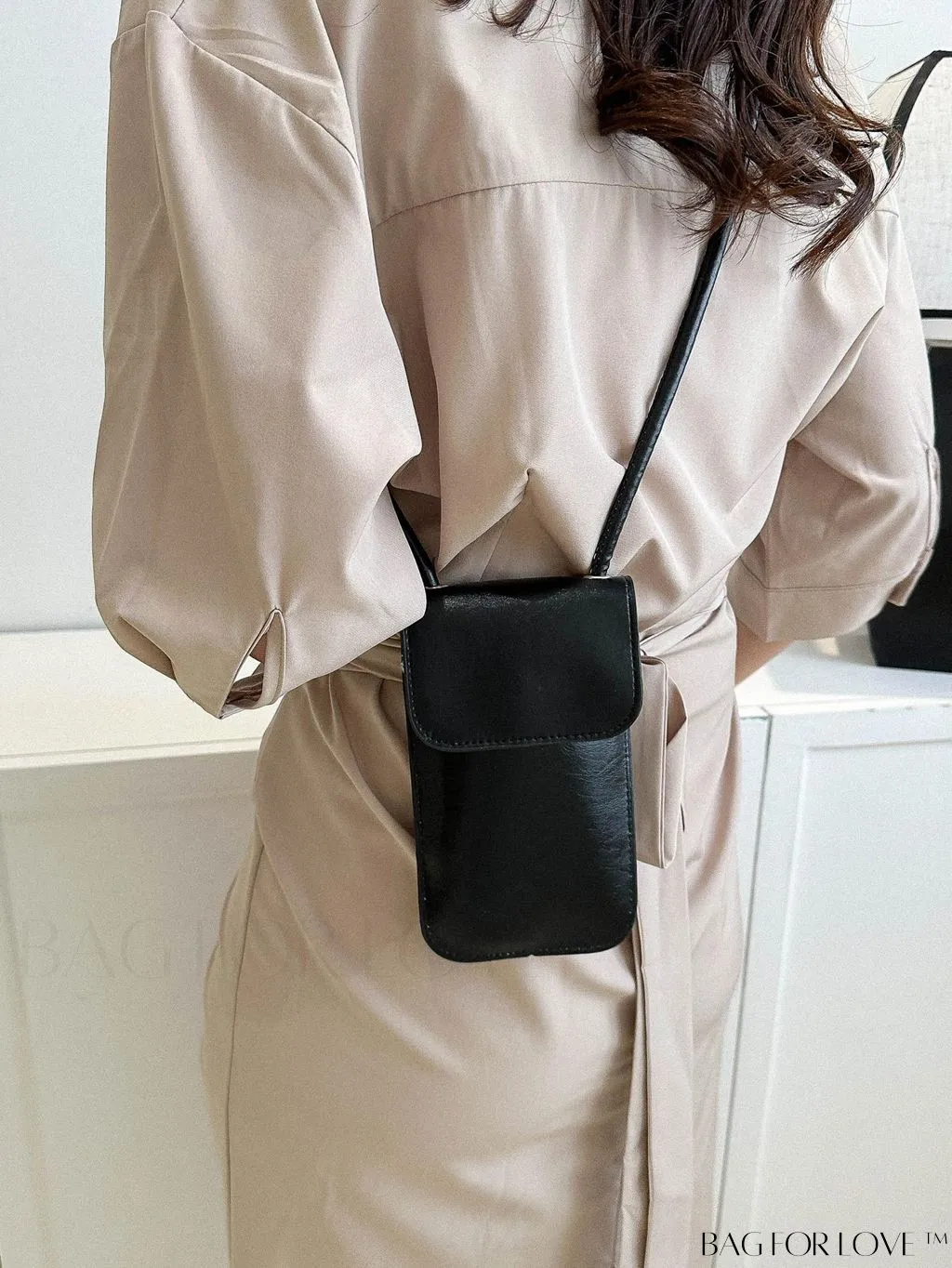 BagForLove - Metallic PU Mini Square Flap Bag: Sleek & Fashionable