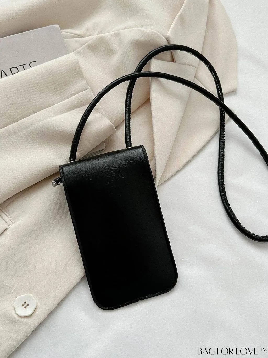 BagForLove - Metallic PU Mini Square Flap Bag: Sleek & Fashionable