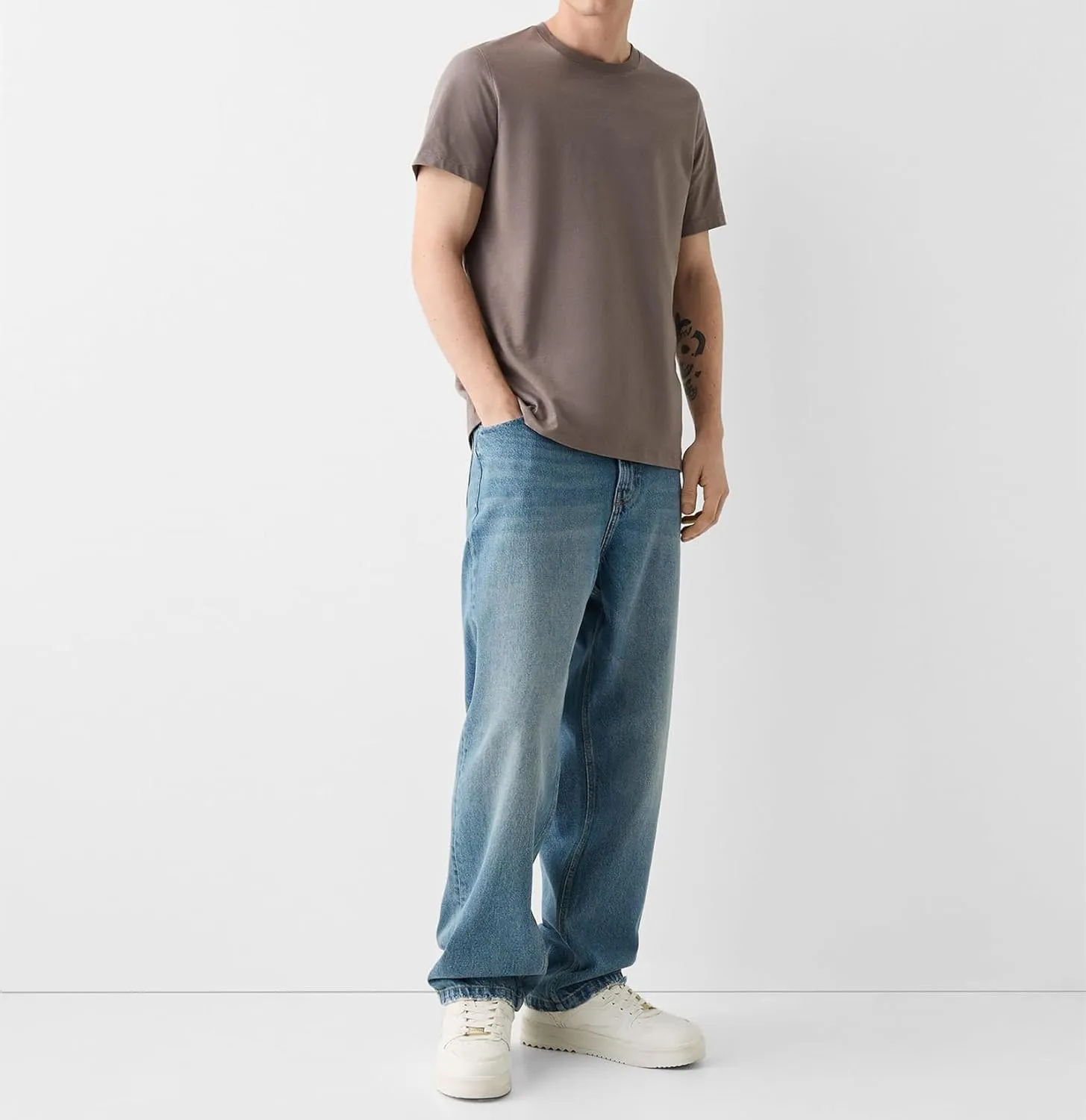 Baggy Jeans for Men Loose Fit Wide Leg Denim Pants Skateboard Hip Hop Jeans Y2K Vintage Streetwear Trousers